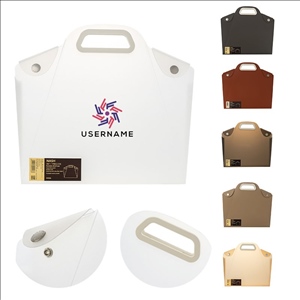 Portable File Folder With Snap Button for Storage